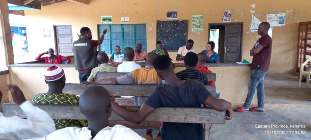 community engagement in the Greater gola Landscape