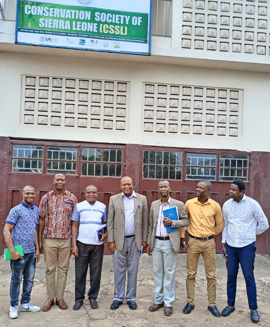Read more about the article CONSERVATION SOCIETY OF SIERRA LEONE MEETS WITH THE HUMAN RIGHTS COMMISSION OF SIERRA LEONE