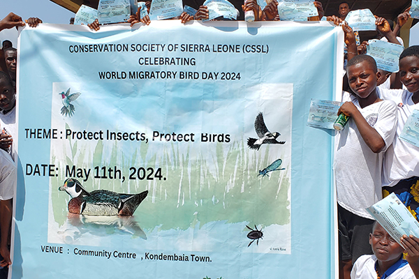 Read more about the article CSSL celebrates World Migratory Bird Day with bird-watching, football and education